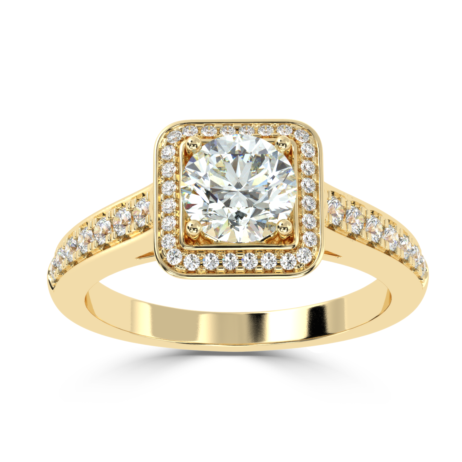 Buy Classic Natural Diamond Ring in Gold |  SolitaireKart
